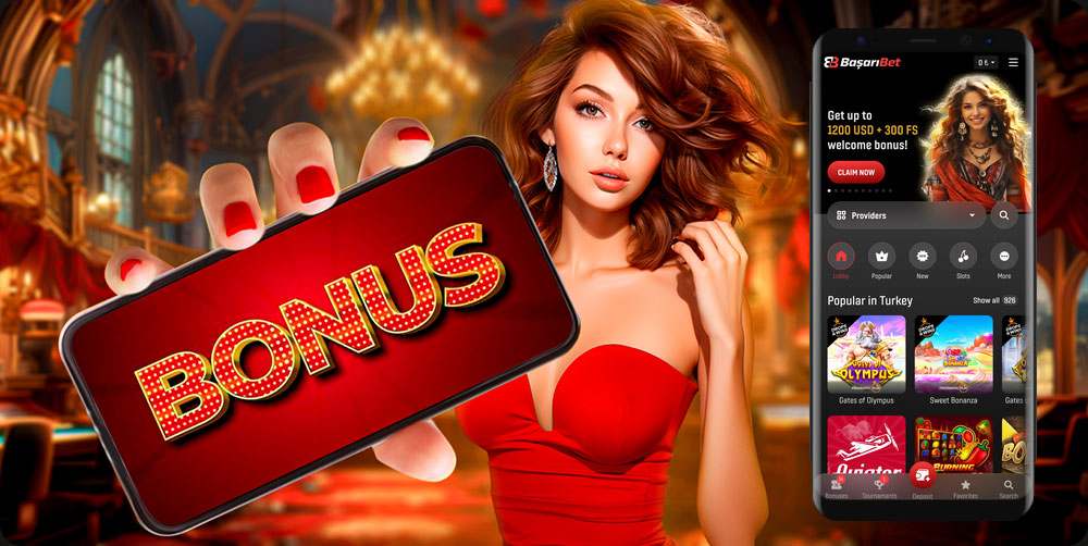 BaşarıBet Online Casino Mobil uygulama.