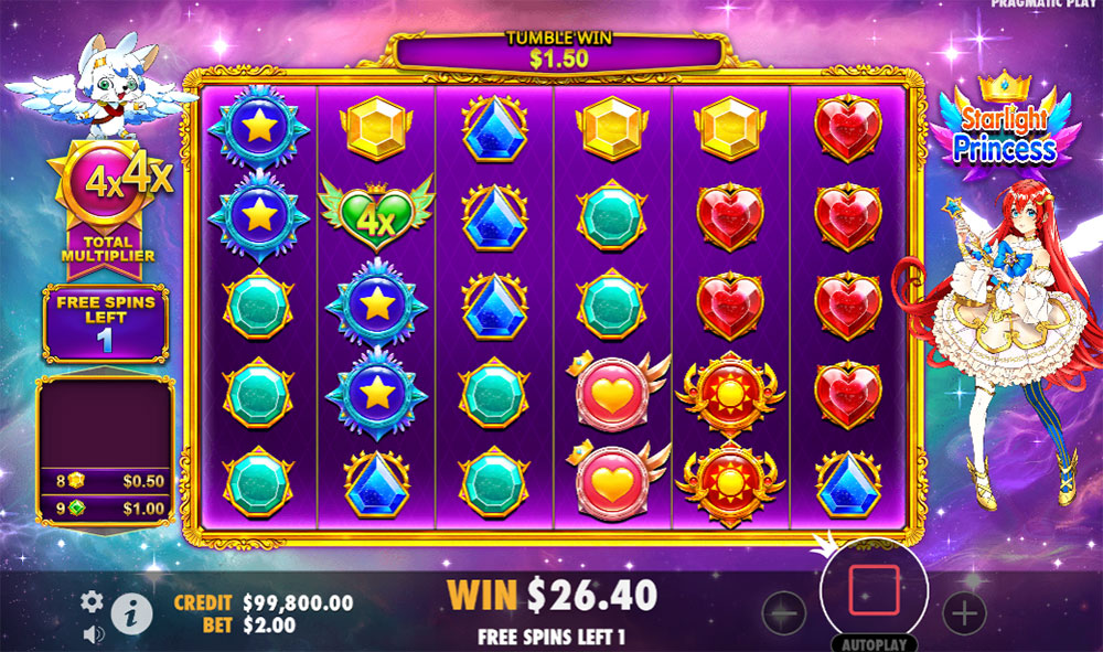 Starlight Princess slot.